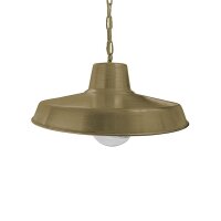 Lampe à suspendre extérieure laiton verre D...