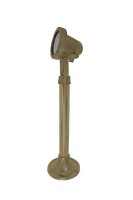 Lampadaire extérieur 53 cm orientable laiton verre...