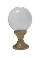 Lampadaire laiton verre hauteur 32 cm IP43 E27...