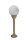 Lampe dextérieur Boule Abat-jour 60 cm de haut Verre Laiton E27 IP43
