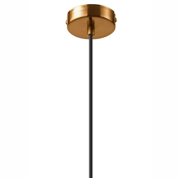 Lampe à suspendre Boule de verre Métal en laiton blanc G9 jusquà 5 W