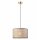 Suspension ronde Abat-jour en tissu doré E27 Ø35 cm