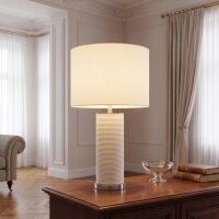 Lampe de table LEILA Blanc Porcelaine H:65cm Lampe de sol