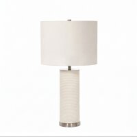 Lampe de table LEILA Blanc Porcelaine H:65cm Lampe de sol