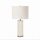 Lampe de table LEILA Blanc Porcelaine H:65cm Lampe de sol