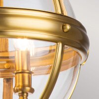 Lampe à suspendre ronde D : 37,1 cm Abat-jour...