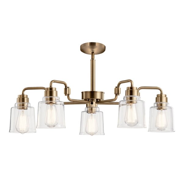 Lampe à suspendre métal verre vintage hauteur réglable