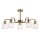 Lampe à suspendre métal verre vintage hauteur réglable