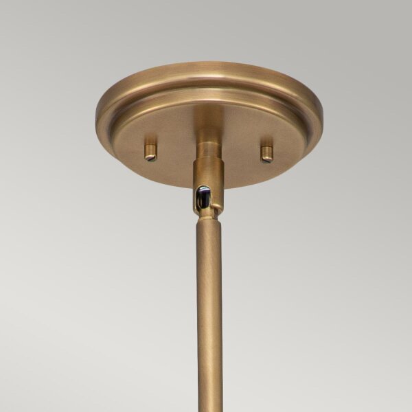Lampe à suspendre Abat-jour en verre D : 32,4 cm rond H : max. 110 cm