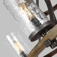 Lustre métal verre E27 Ø 82,9 cm grand...