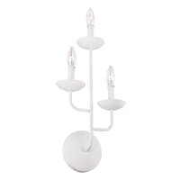 Applique métallique hauteur 61 cm blanc E14 3...