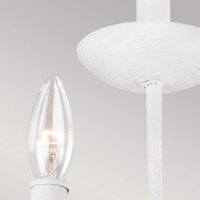 Applique métallique hauteur 61 cm blanc E14 3...