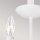 Applique métallique hauteur 61 cm blanc E14 3 flammes EIRA