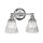 Lampe de salle de bain murale LED G9 IP44 L : 35,2 cm Métal Verre