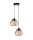 Lampe à suspendre décorative en bois E27 35 cm 2 flammes confortable