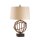 Lampe de table FREYJA Bronze Antique H:58cm Lampe