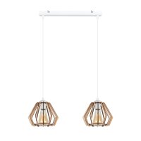 Lampe à suspendre Scandinave Bois Métal...