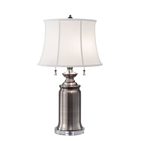 Lampadaire JOHA en nickel antique 69cm 2flmg Lampe