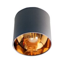 Spot de plafond éblouissant tissu E27 90 cm ajustable