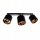 Spot de plafond réglable en tissu E27, longueur 90 cm, faible éblouissement