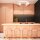 Spot de plafond mobile blanc or E27 2-flmg tissu
