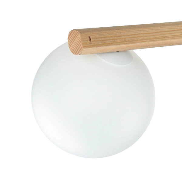Blendarme Lampe de plafonnier G9 L:65 cm allongée en pin