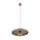 Lampe à suspendre vintage E27 Ø40 cm en rouge brique gris sable