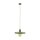 Suspension verte E27 Ø30 cm ronde Vintage métal