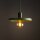 Suspension verte E27 Ø30 cm ronde Vintage métal