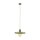 Suspension verte E27 Ø30 cm ronde Vintage métal