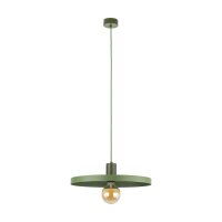 Lampe à suspendre verte E27 Ø40 cm ronde...