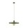 Lampe à suspendre verte E27 Ø40 cm ronde Vintage métal