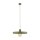 Lampe à suspendre verte E27 Ø40 cm ronde Vintage métal