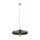 Lampe à suspendre E27 Ø40 cm ronde Gris sable Marron Vintage