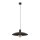 Suspension noire métal Ø41 cm rond E27 Loft