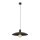 Suspension noire métal Ø41 cm rond E27 Loft
