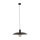 Suspension noire métal Ø41 cm rond E27 Loft