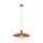 Suspension ronde métal Ø41 cm E27 Loft rouge brique