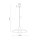 Suspension ronde métal Ø41 cm E27 Loft rouge brique