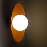 Applique Blendarme rouge brique métal verre G9...