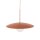 Blendarme Lampe à suspendre rouge brique métal verre E27 Ø65 cm