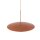 Blendarme Lampe à suspendre rouge brique métal verre E27 Ø65 cm