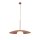 Blendarme Lampe à suspendre rouge brique métal verre E27 Ø65 cm