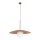 Blendarme Lampe à suspendre rouge brique métal verre E27 Ø65 cm