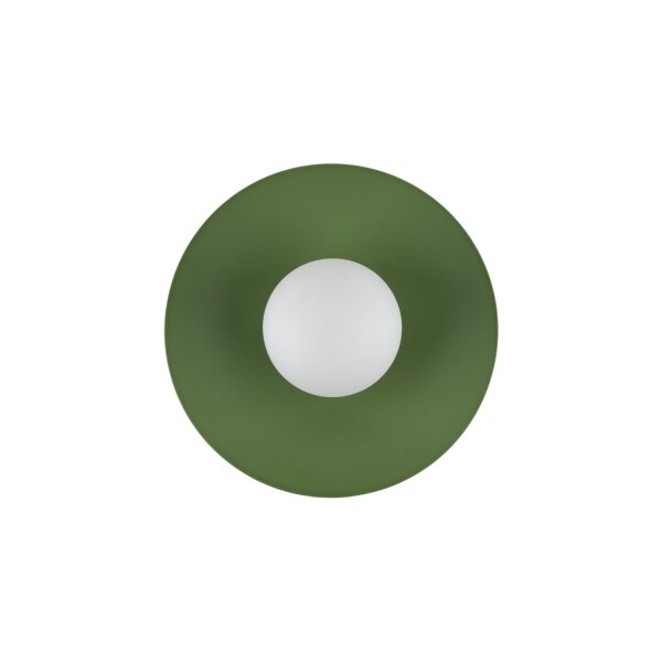 Applique verte Boule de verre à faible éblouissement G9 L:28 cm confortable