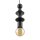 Lampe à suspendre noire métal Ø10 cm E27 minimaliste