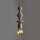 Suspension Gris sable Métal Ø10 cm E27 minimaliste