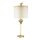 Lampe de table ELIF en feuille dargent H:80cm Lampe de sol