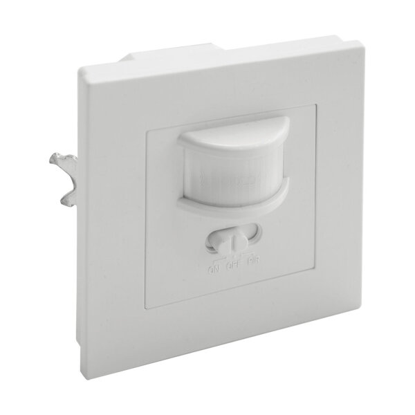 Détecteur de mouvement encastré blanc pour lintérieur L : 8,2 cm