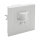 D&eacute;tecteur de mouvement encastr&eacute; blanc pour lint&eacute;rieur L : 8,2 cm